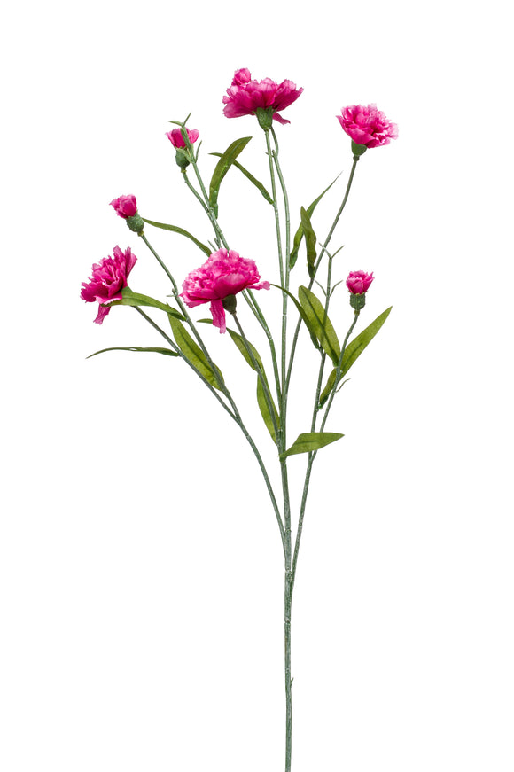 Artificial dianthus spray - 1 stem - Pink