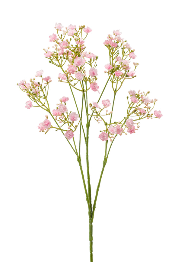 Artificial gypsophila - 1 stem - Pink