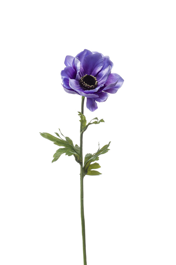 Artificial Anemone - 1 stem - Purple