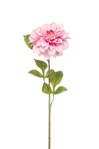 Artificial dahlia - 1 stem - Light pink