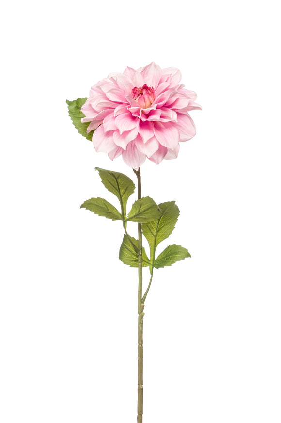 Artificial dahlia - 1 stem - Light pink