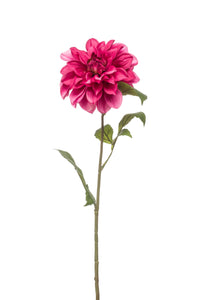 Artificial dahlia - 1 stem - Fuchsia