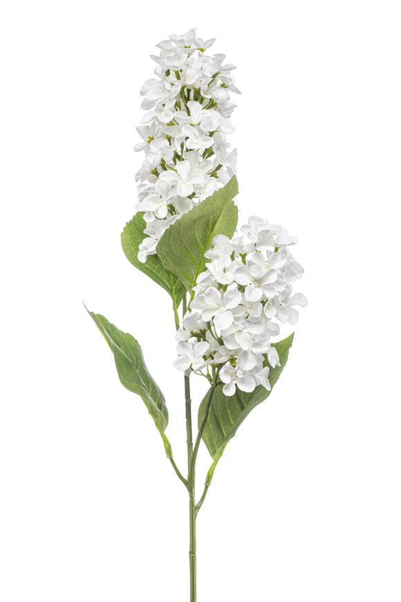 Artificial hydrangea Peegee - 1 stem - White