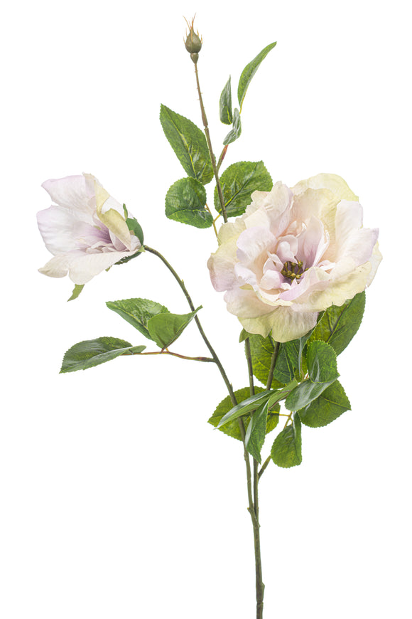 Artificial wald roses - 1 stem - Light purple