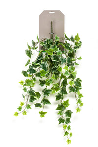 Artificial ivy hanging - 1 bush - Green/white